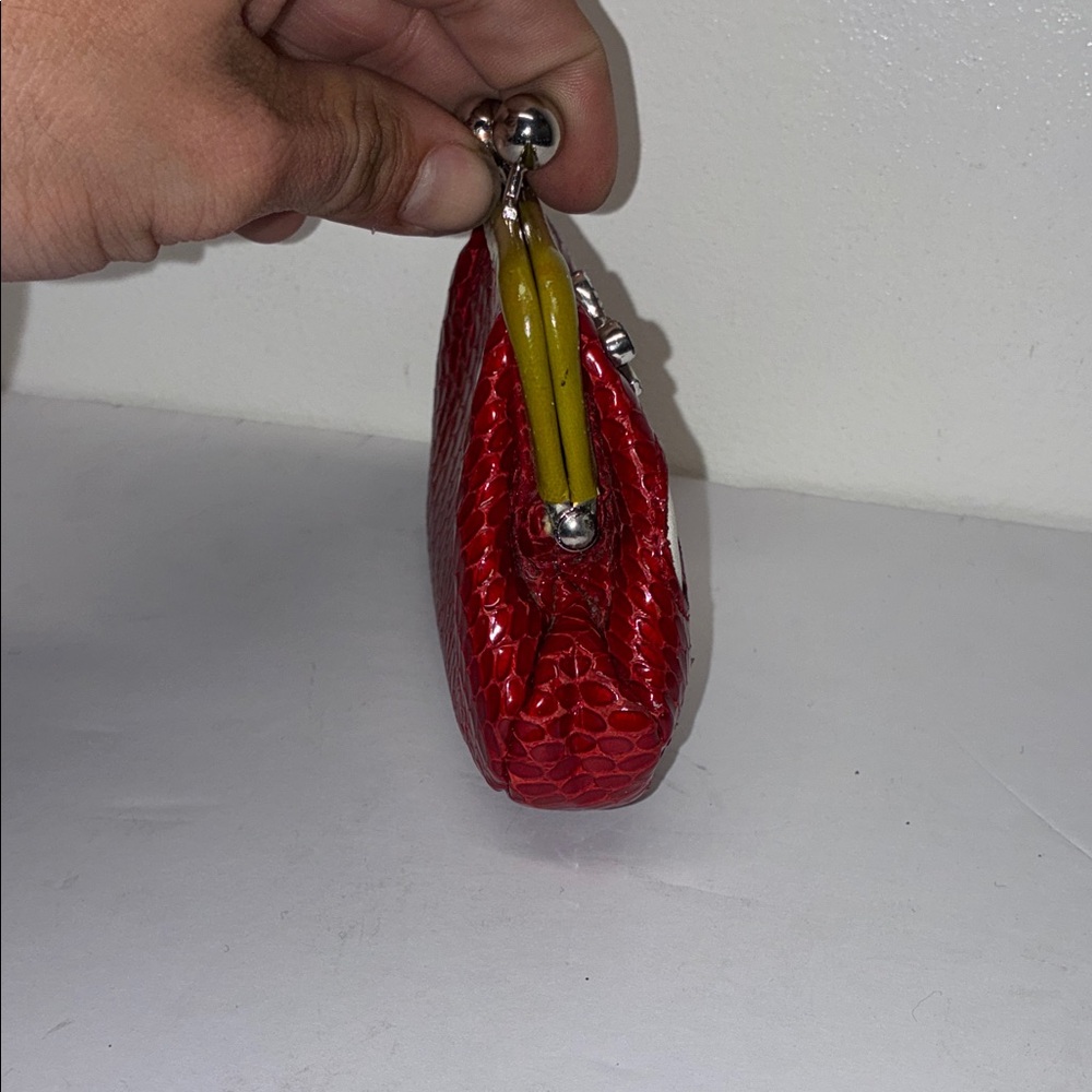 Brighton Red and White Artistic Clutch - Picture 4 of 10